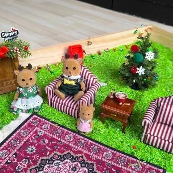 Smyslový tác ZELENÉ VÁNOCE