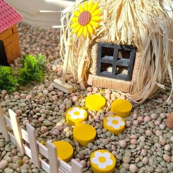 Smyslový tác TŘI MALÁ PRASÁTKA 